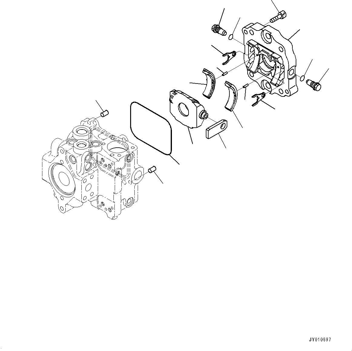 Насос в сборе 720-1B-00121 KOMATSU