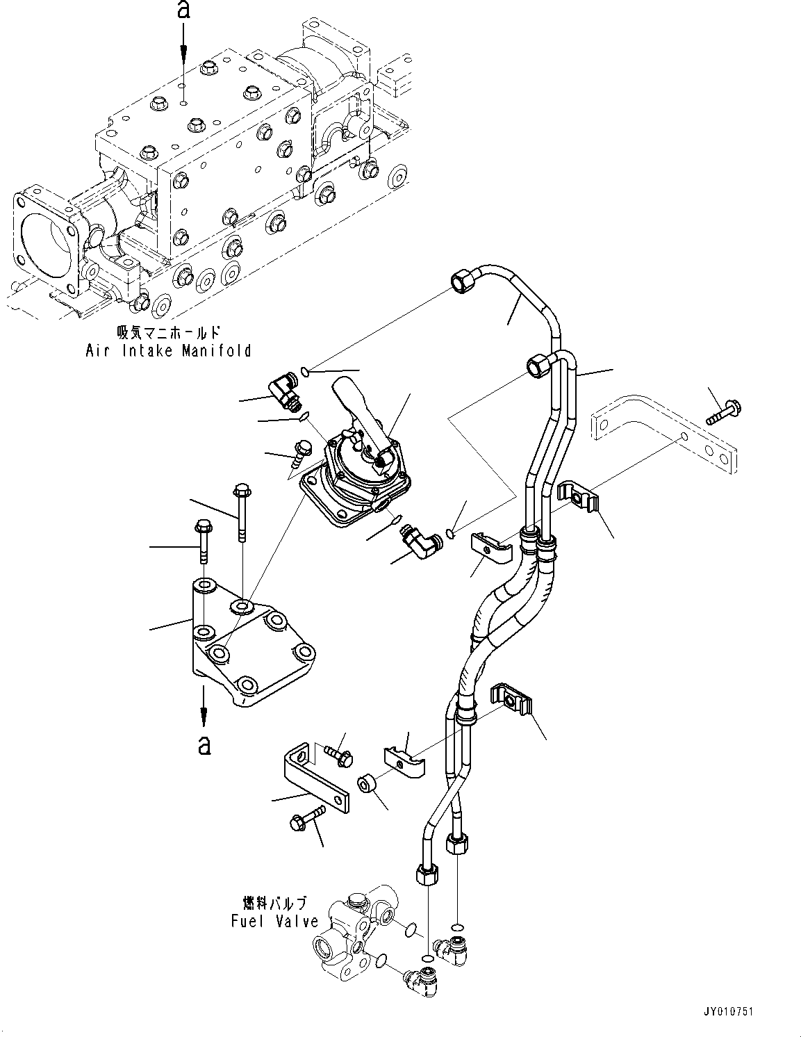 Подкачивающий насос в сборе 6251-71-8211 KOMATSU