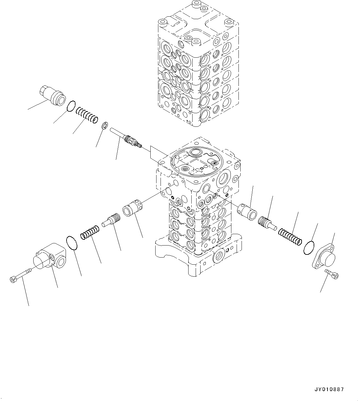 Клапан управления в сборе 723-59-14801 KOMATSU