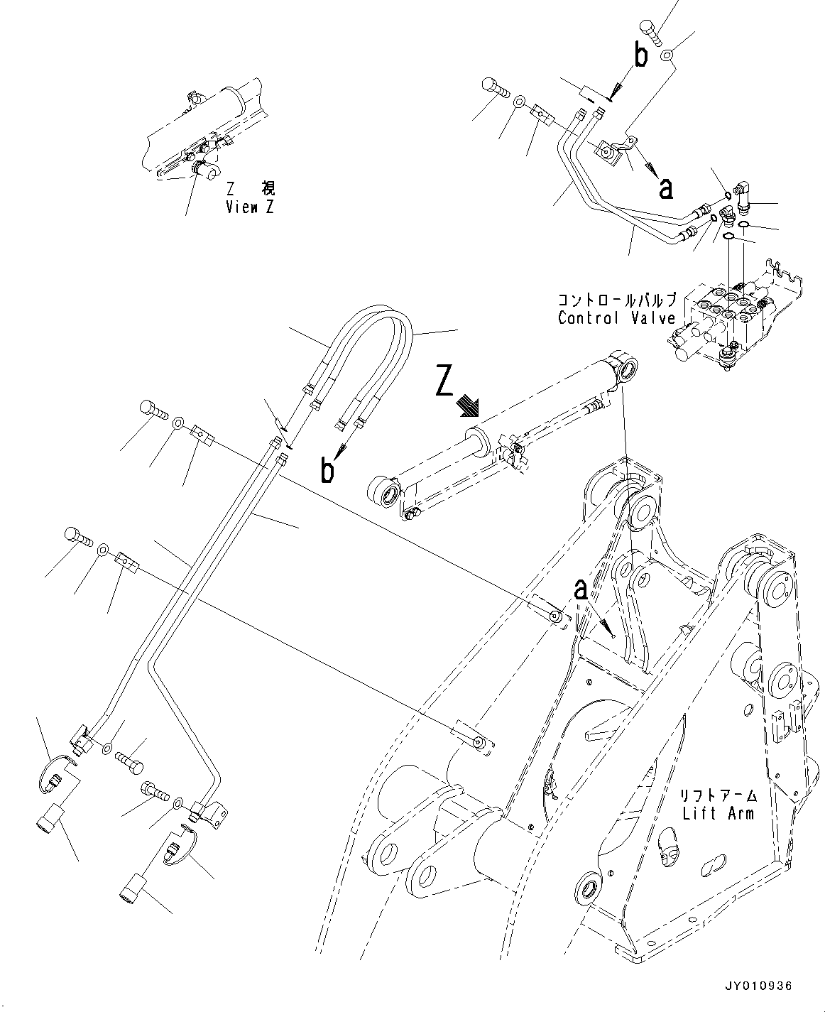 Шланг с торцевым уплотнением 02765-20307 KOMATSU