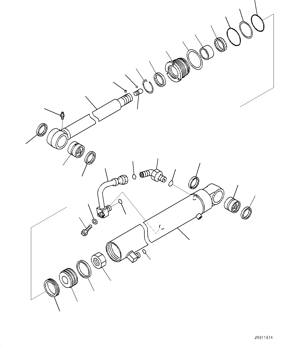 Головка цилиндра 707-29-85240 KOMATSU