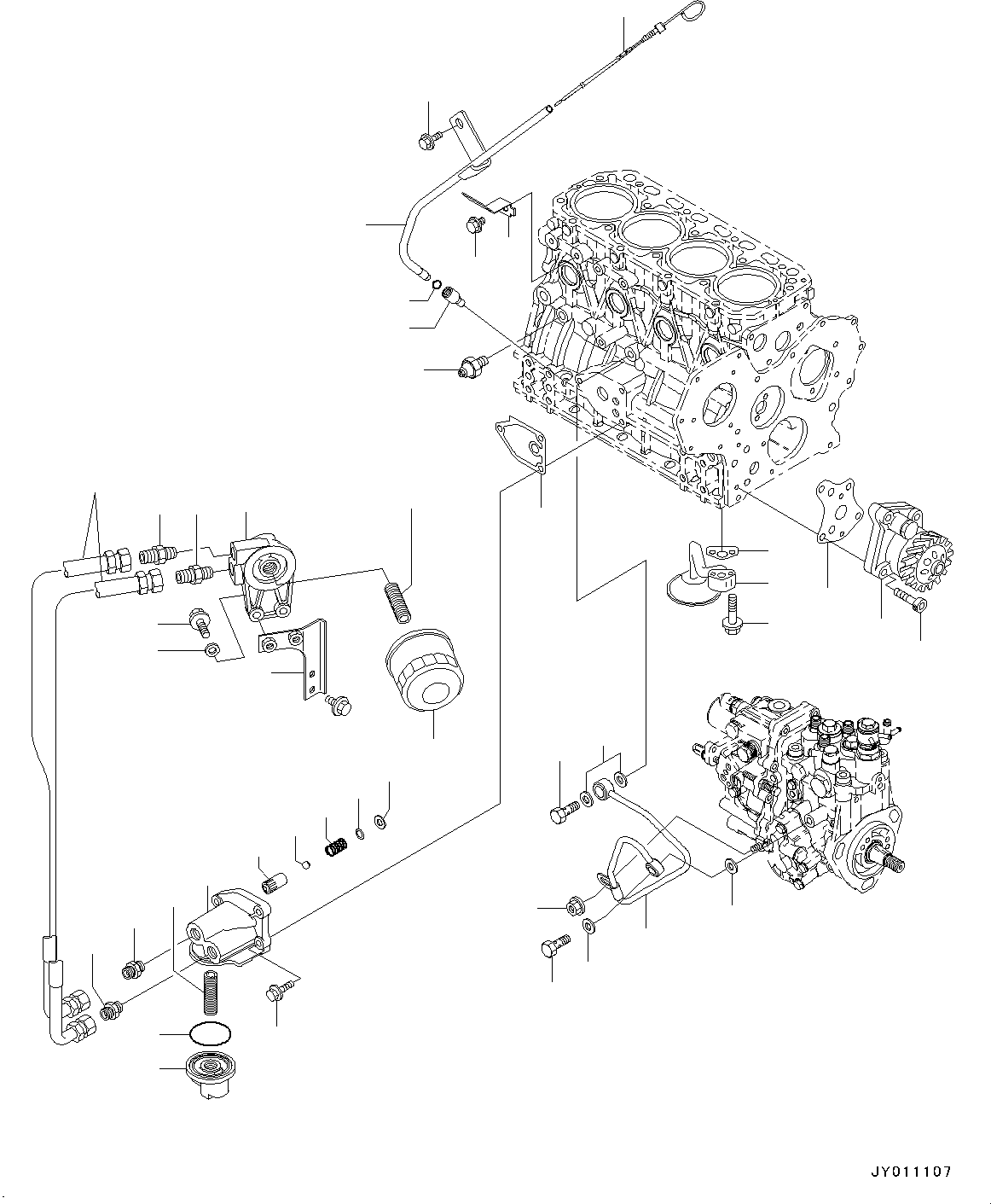 Кронштейн YM129238-35120 KOMATSU