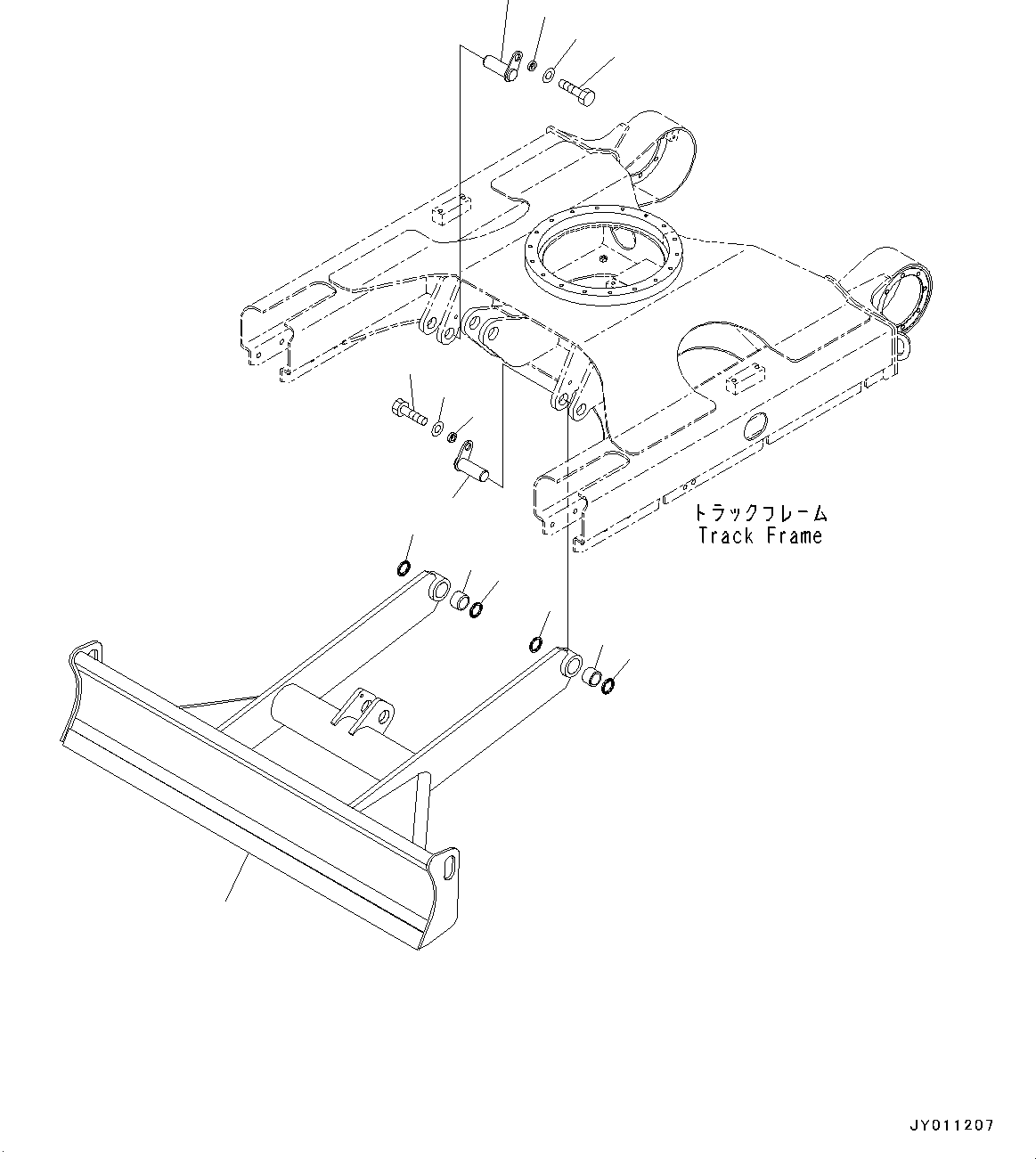 Blade Assembly 22J-71-26101 KOMATSU