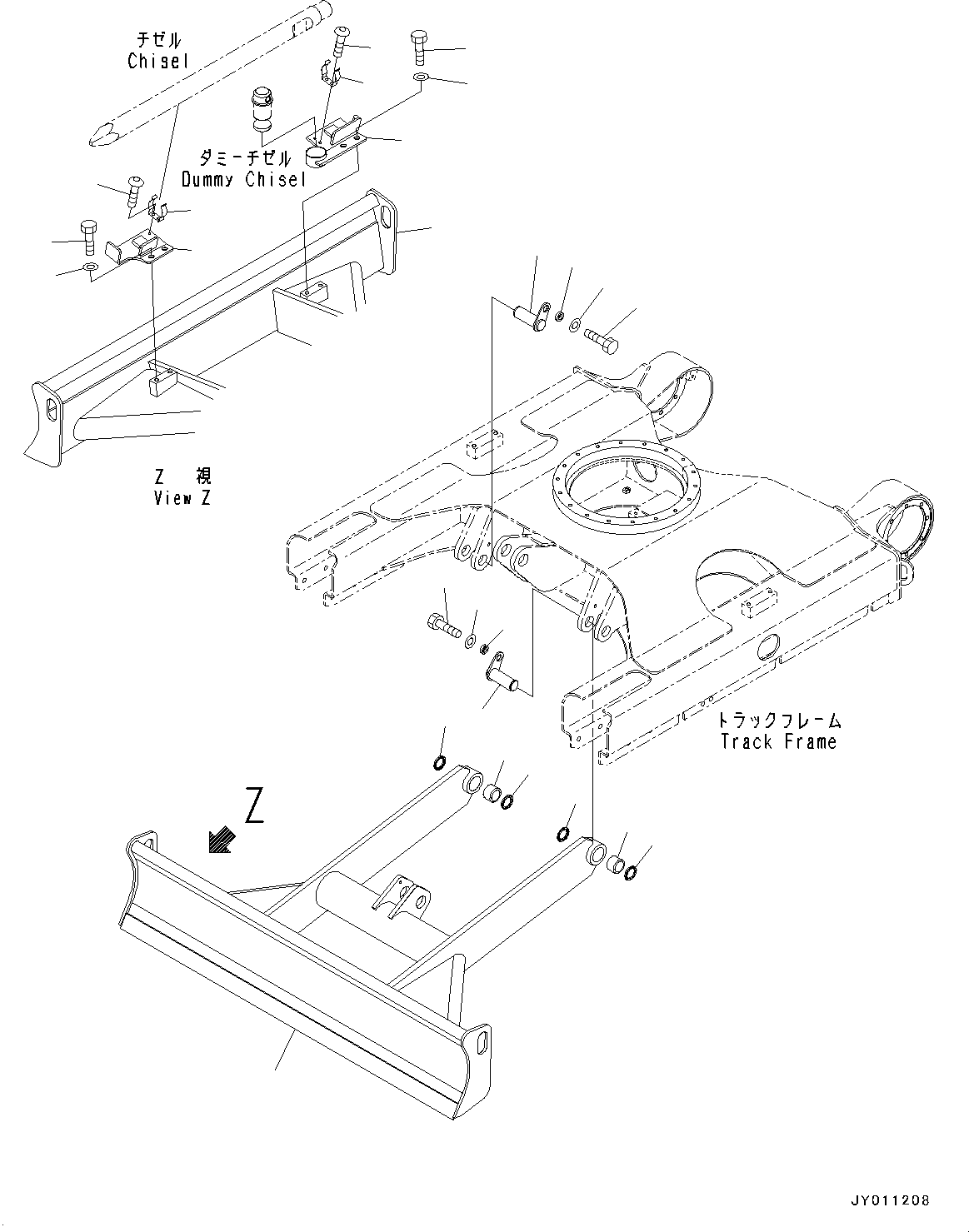 Blade Assembly 22J-970-2960 KOMATSU