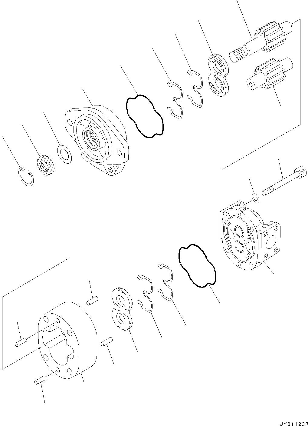 Pump Assembly, SAR2-40 705-22-32210 KOMATSU