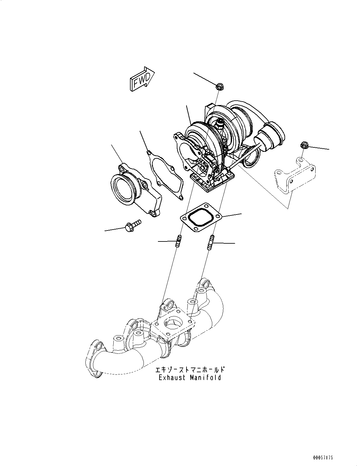 Turbocharger 6751-81-8020 KOMATSU