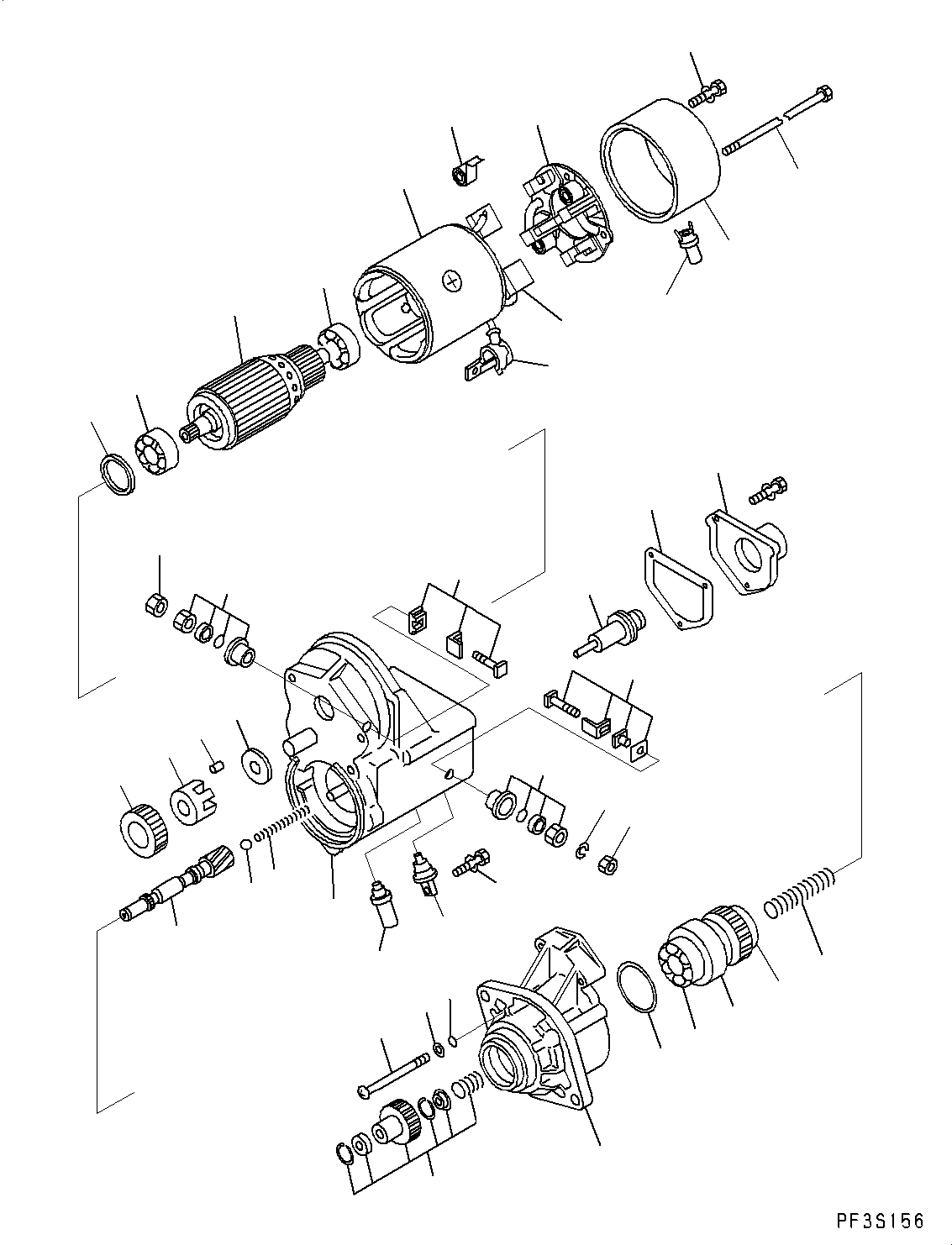 Starting Motor Assembly 600-863-4211 KOMATSU