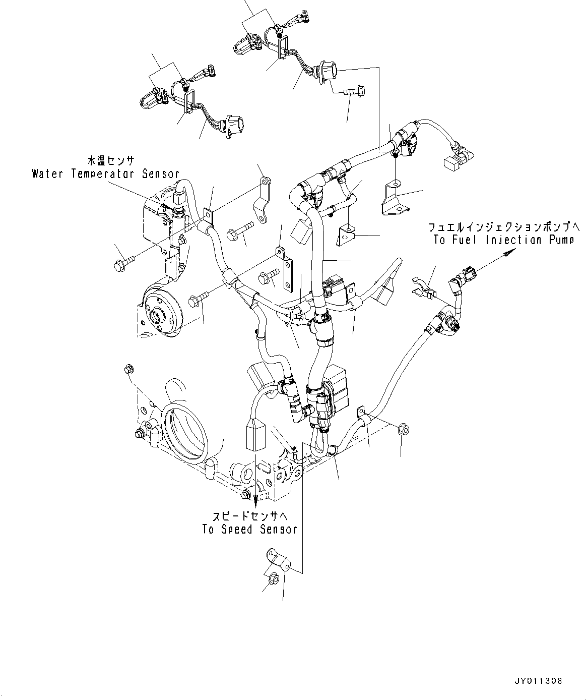 Жгут проводов 6751-82-9220 KOMATSU