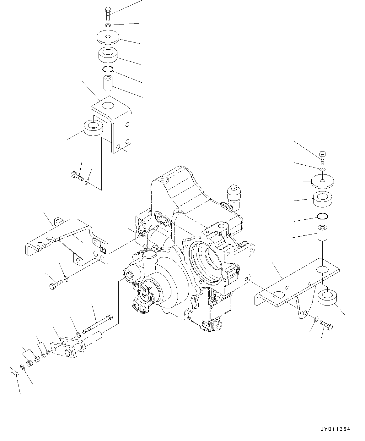 Амортизирующая подушка 42A-14-51151 KOMATSU