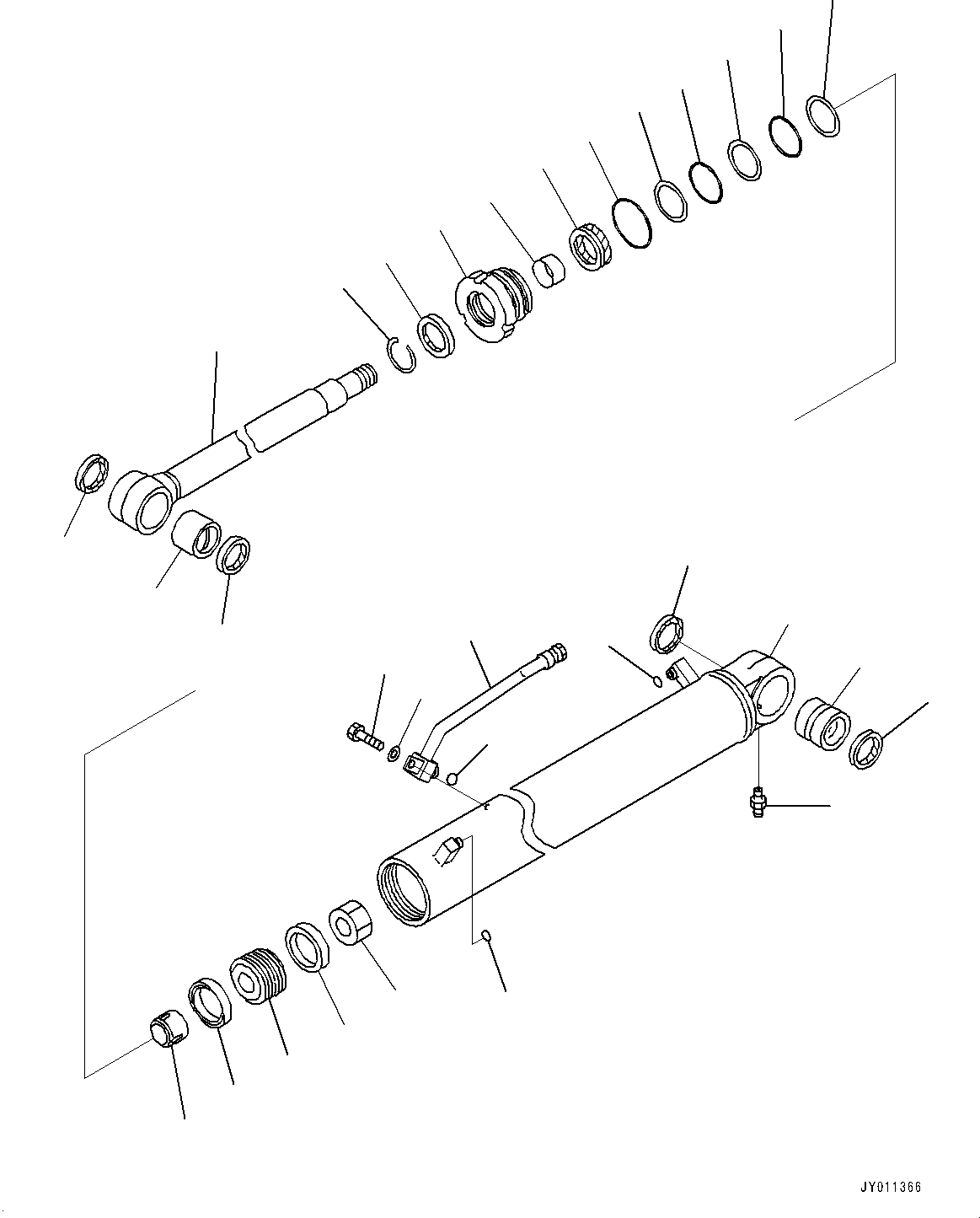 Цилиндр 707-11-11F50 KOMATSU