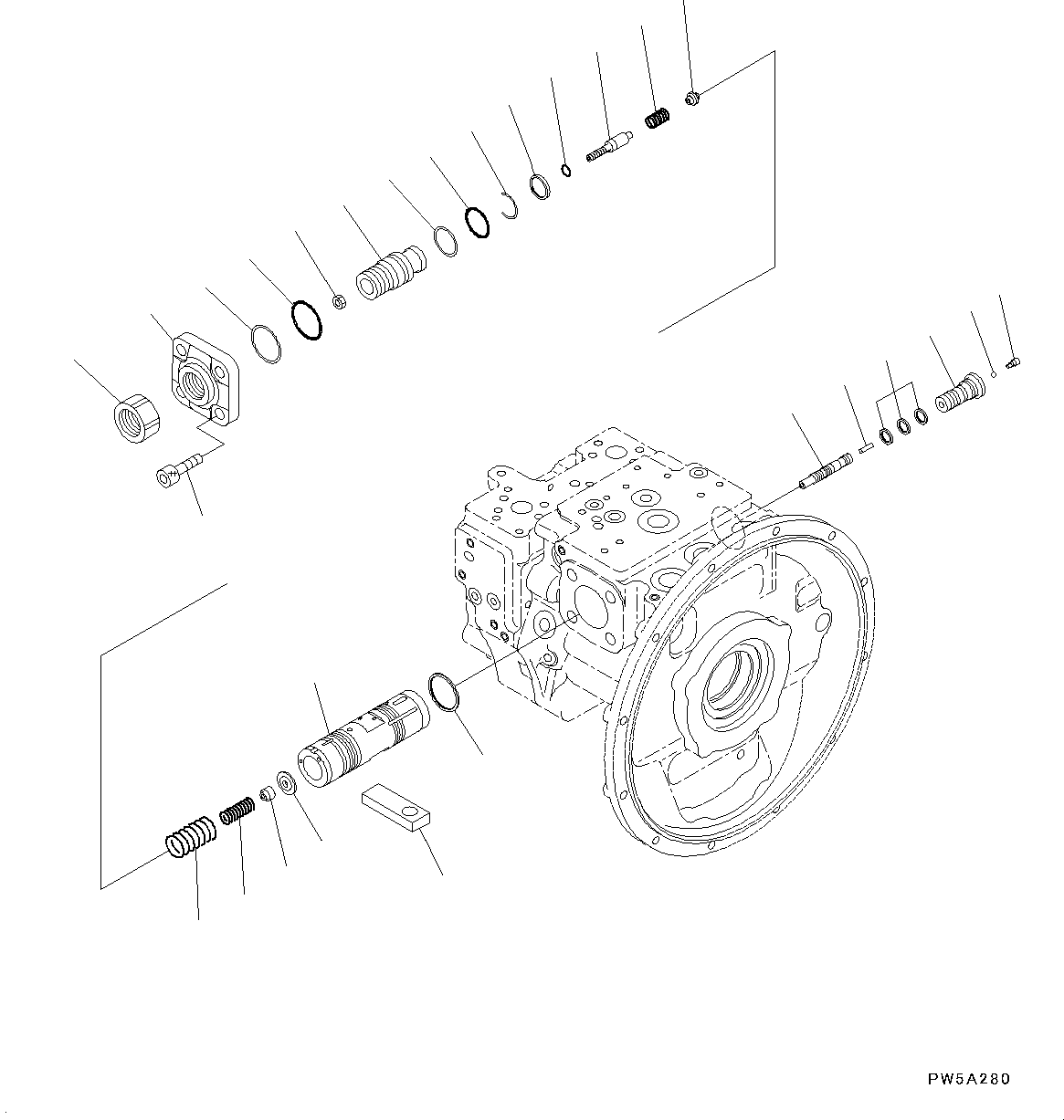 Пробка 708-3M-15630 KOMATSU