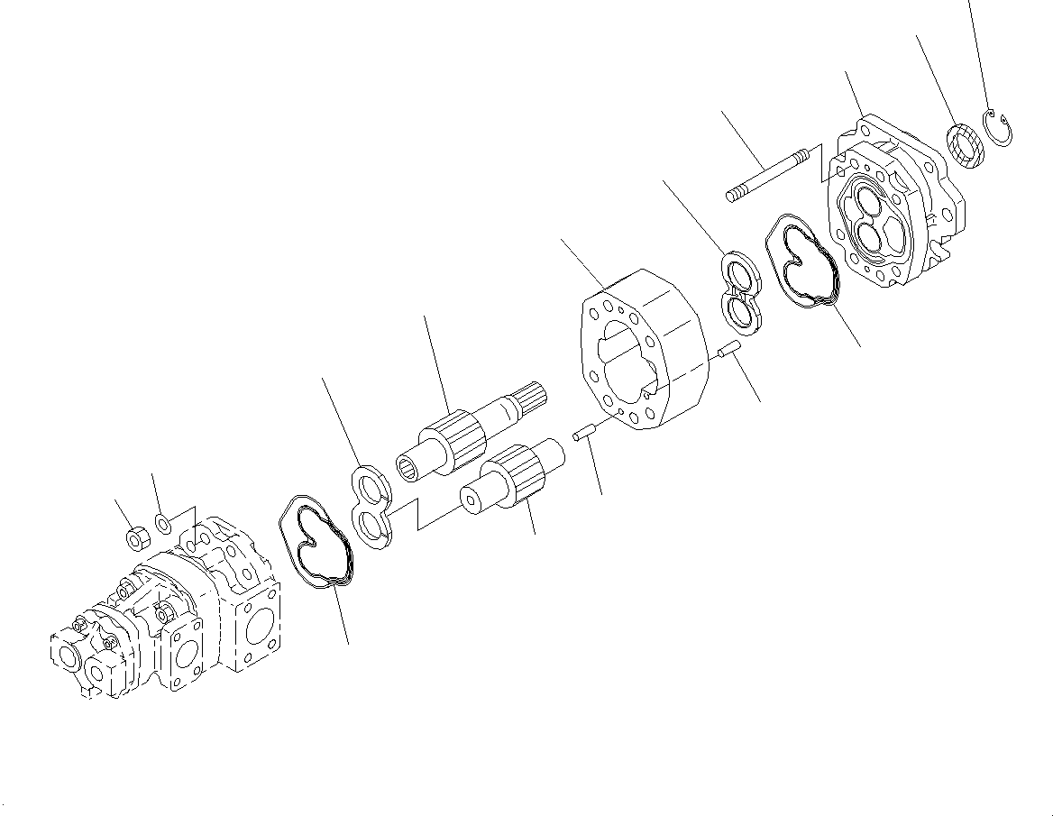 Гайка (01580-11411) KOMATSU