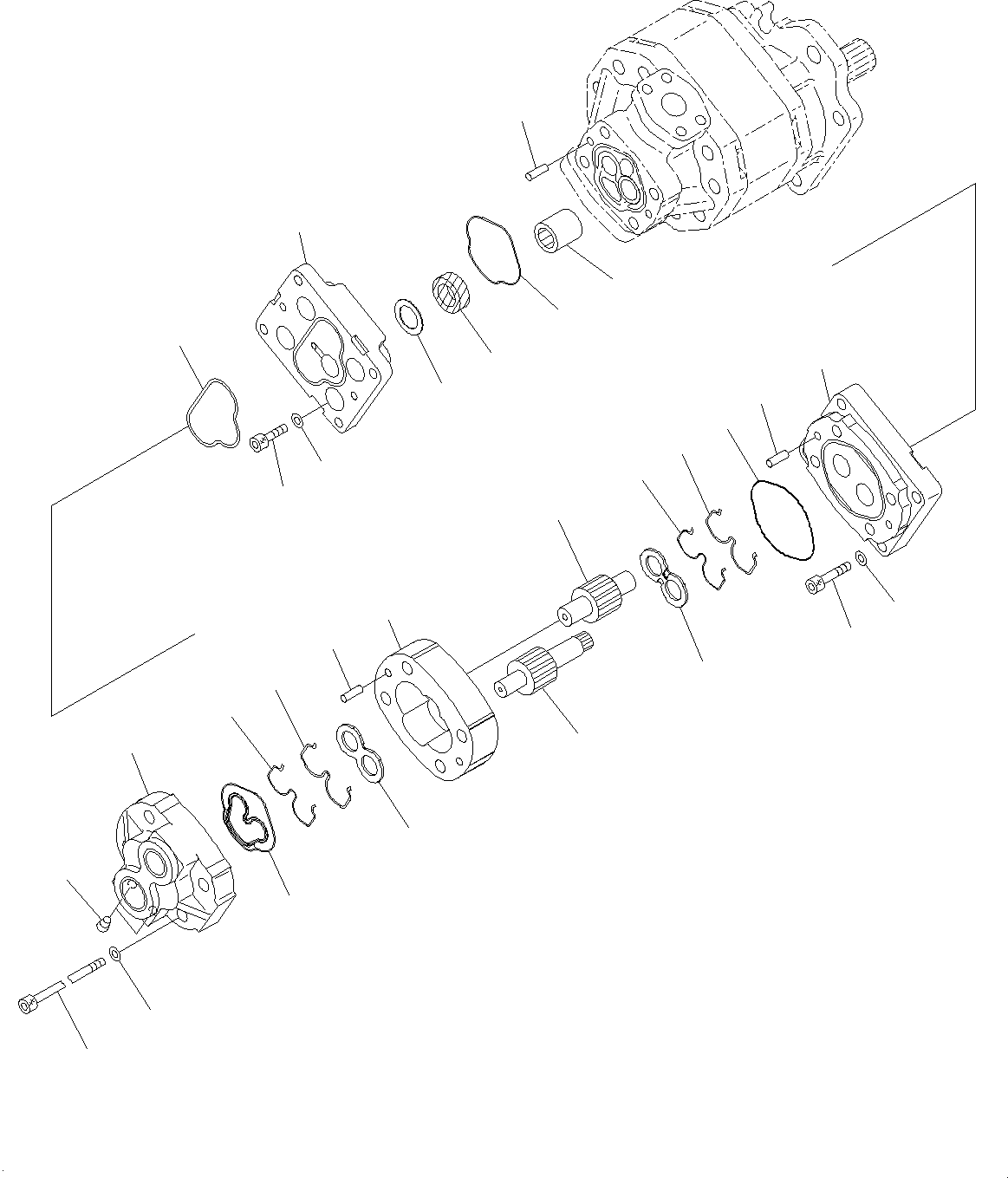 болт с внутренним шестигранником (01252-61285) KOMATSU