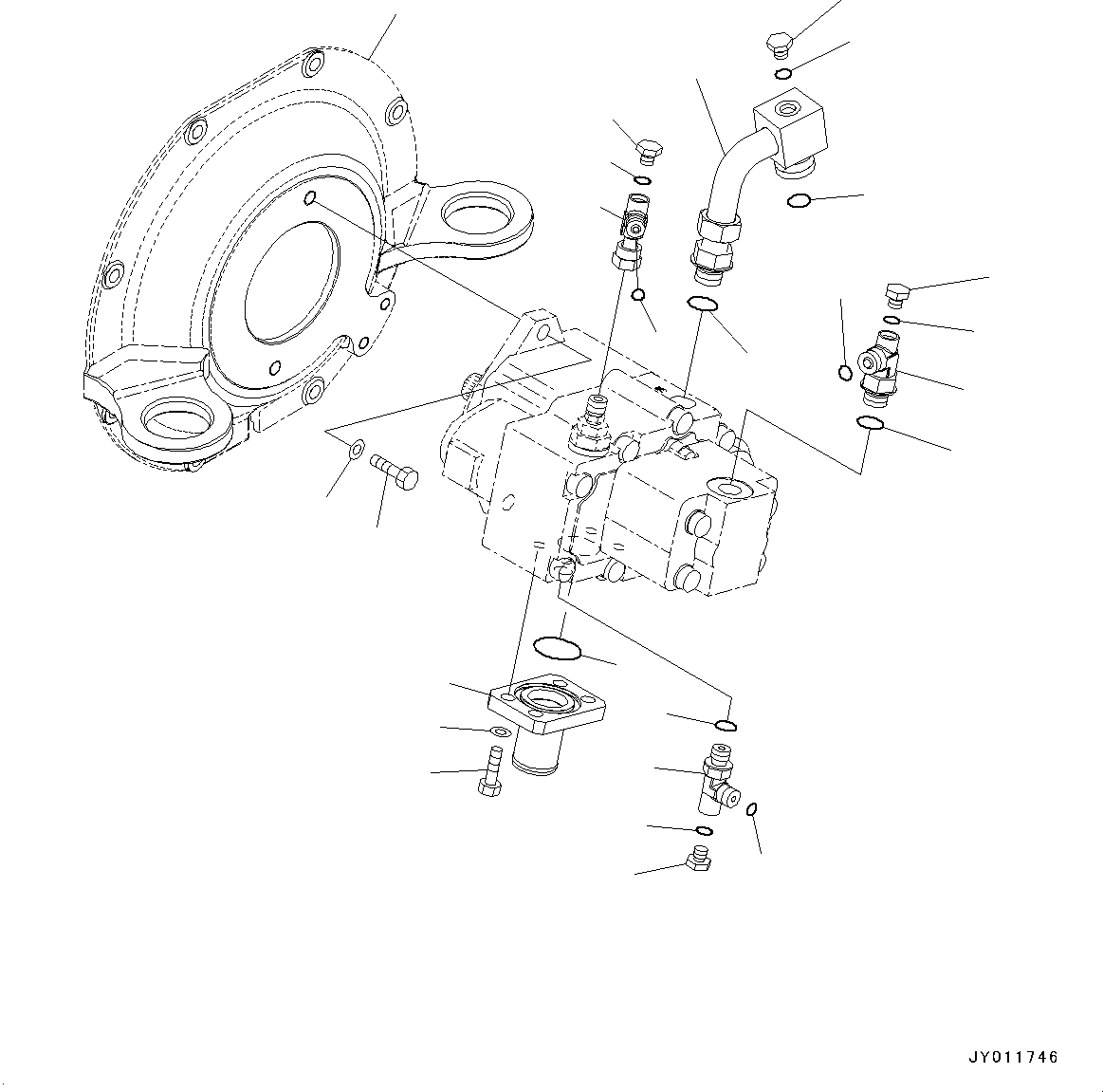 Cover(Engine Related Parts,Damper) (22K-01-21311) KOMATSU