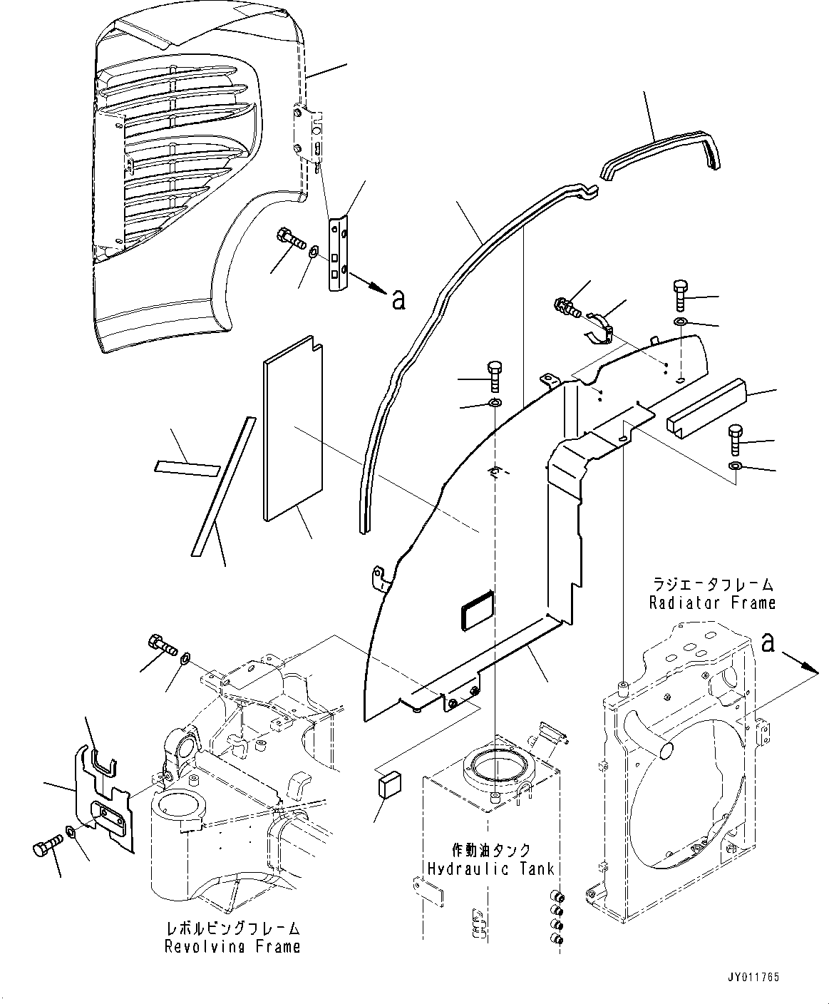 Garnish 22K-54-31440 KOMATSU