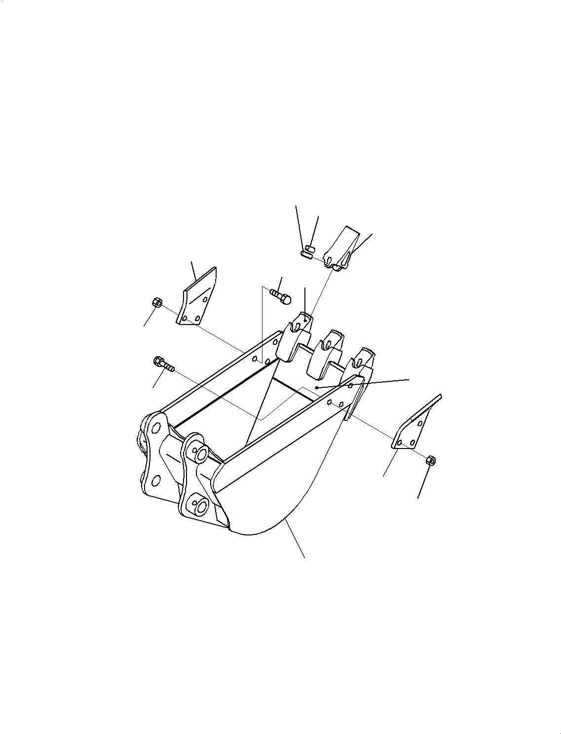 Bucket Assembly 22F-926-0022 KOMATSU