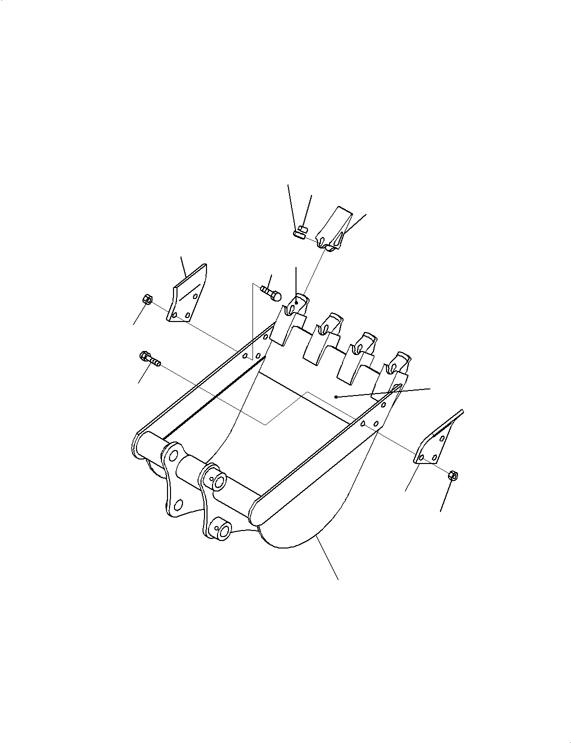 Bucket Assembly 22F-926-0013 KOMATSU