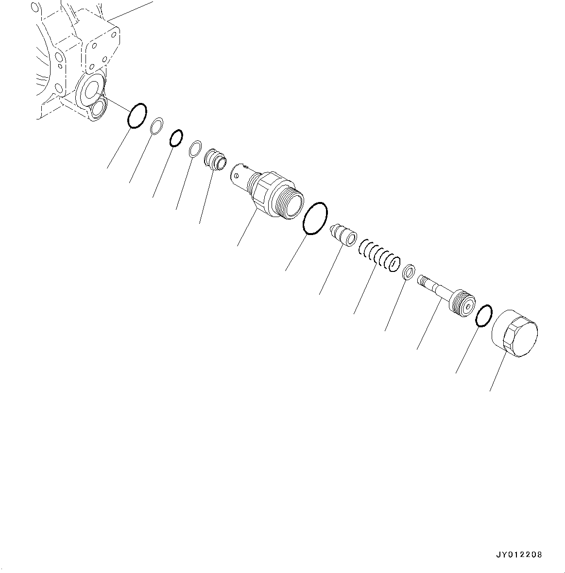 Body(Swing Machinery and Motor,Inner Parts, Swing Motor) (DUMMY-FU-00001) KOMATSU