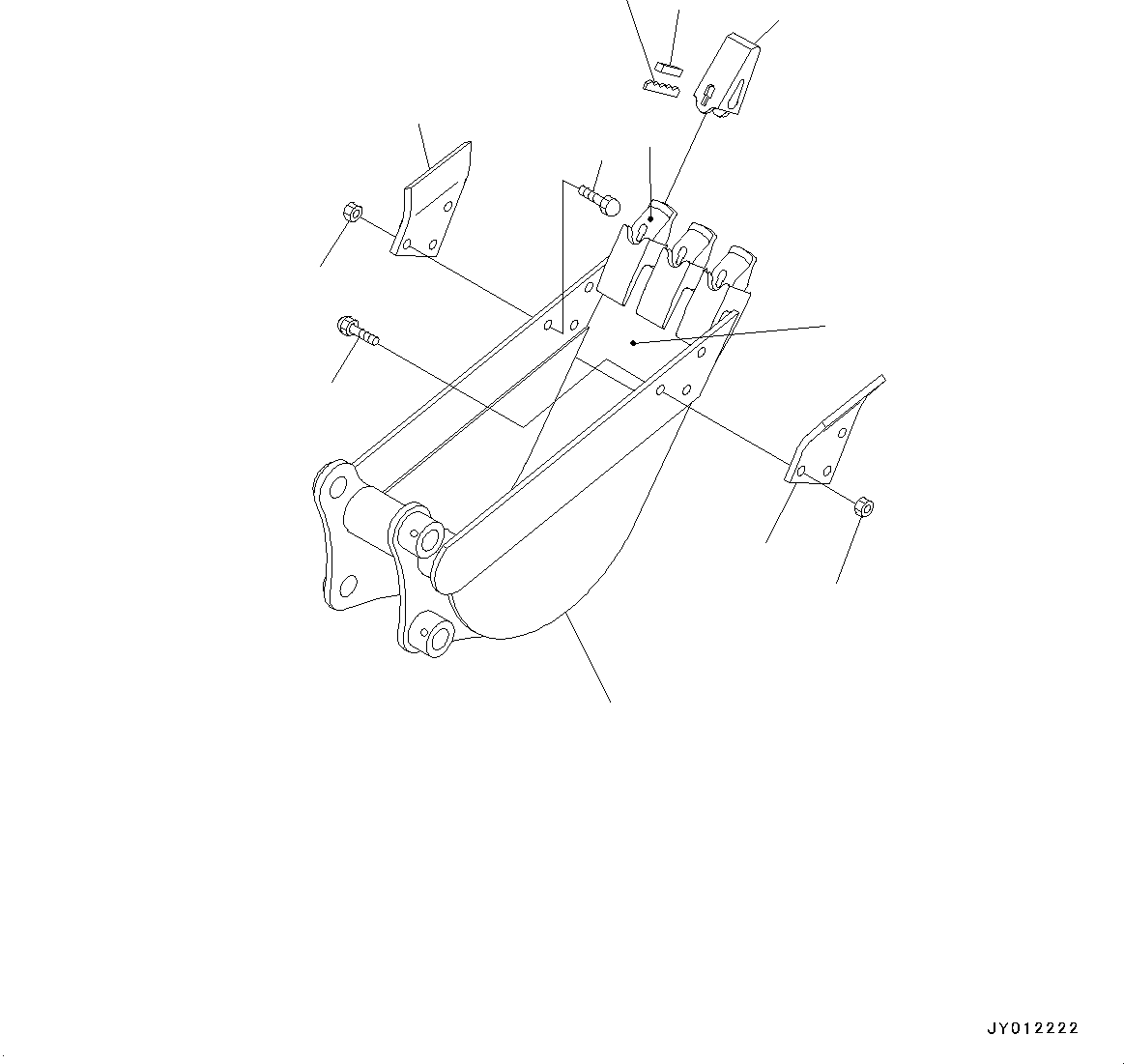 Bucket Assembly 22K-926-2202 KOMATSU