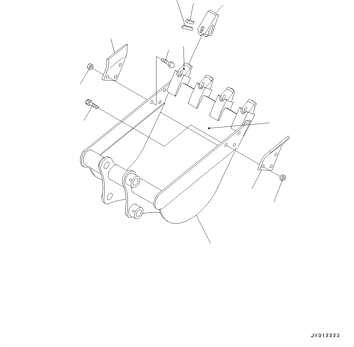 Bucket Assembly 22K-920-2102 KOMATSU
