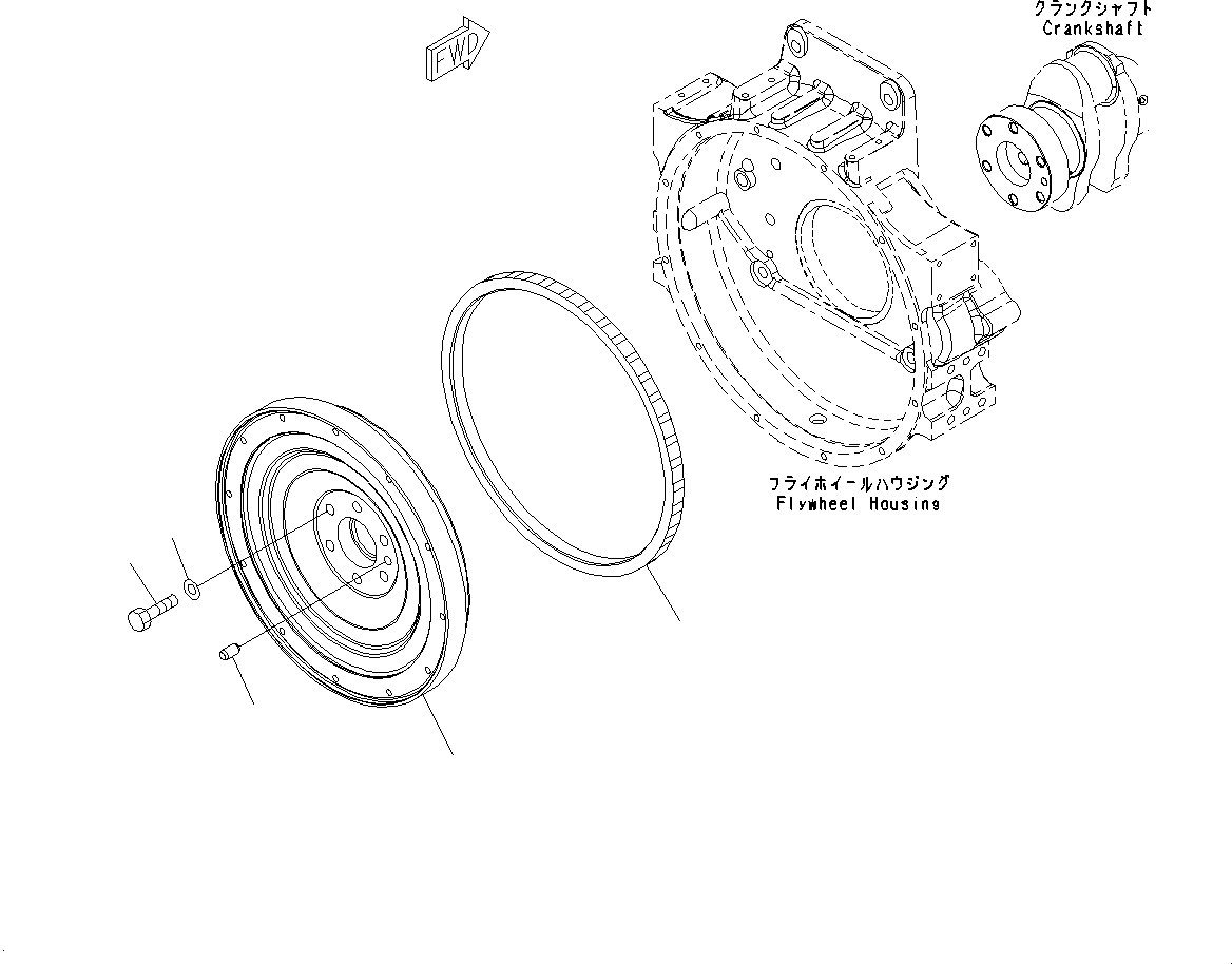 Flywheel Assembly 6251-31-4680 KOMATSU