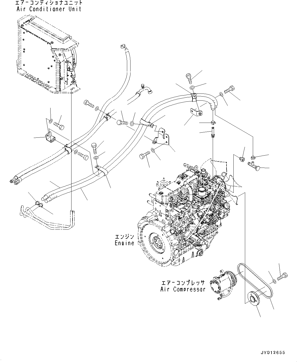 Клиновой ремень 42A-979-2840 KOMATSU
