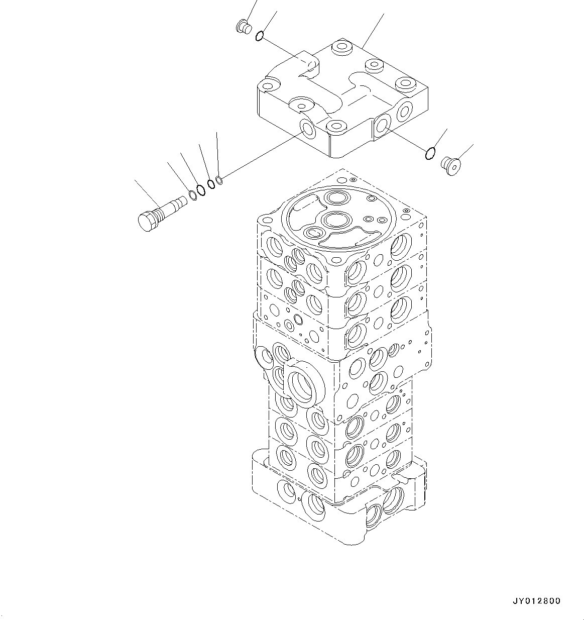 Клапан управления в сборе 723-26-52201 KOMATSU