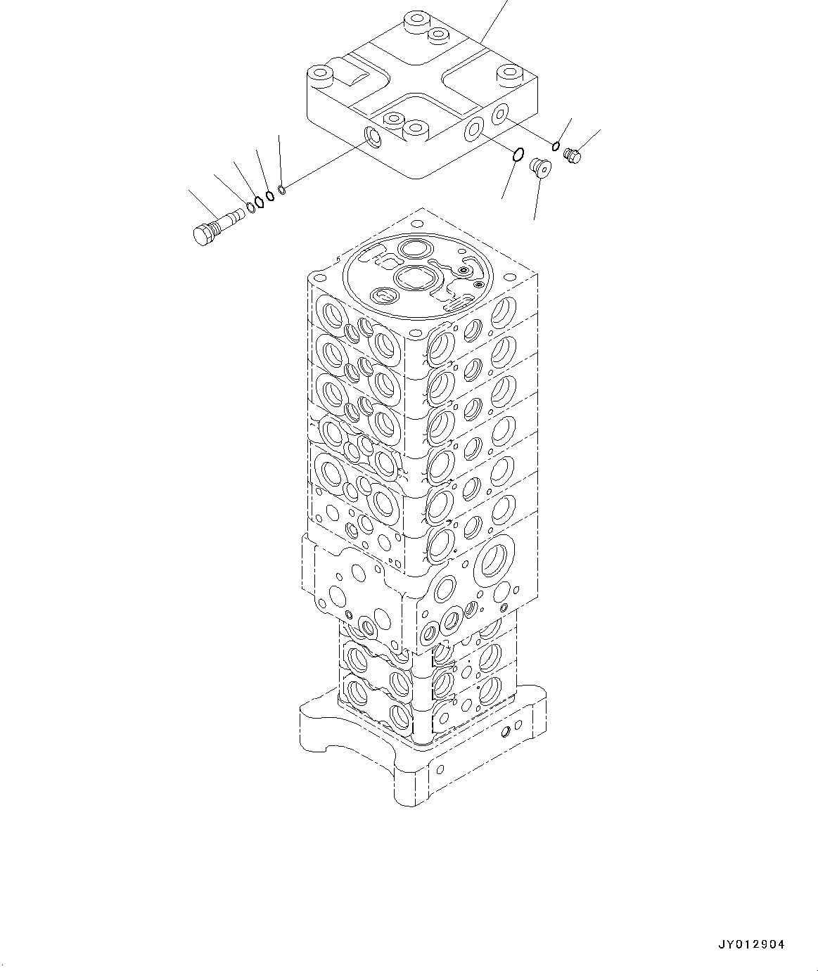 Управляющий клапан 723-59-16501 KOMATSU