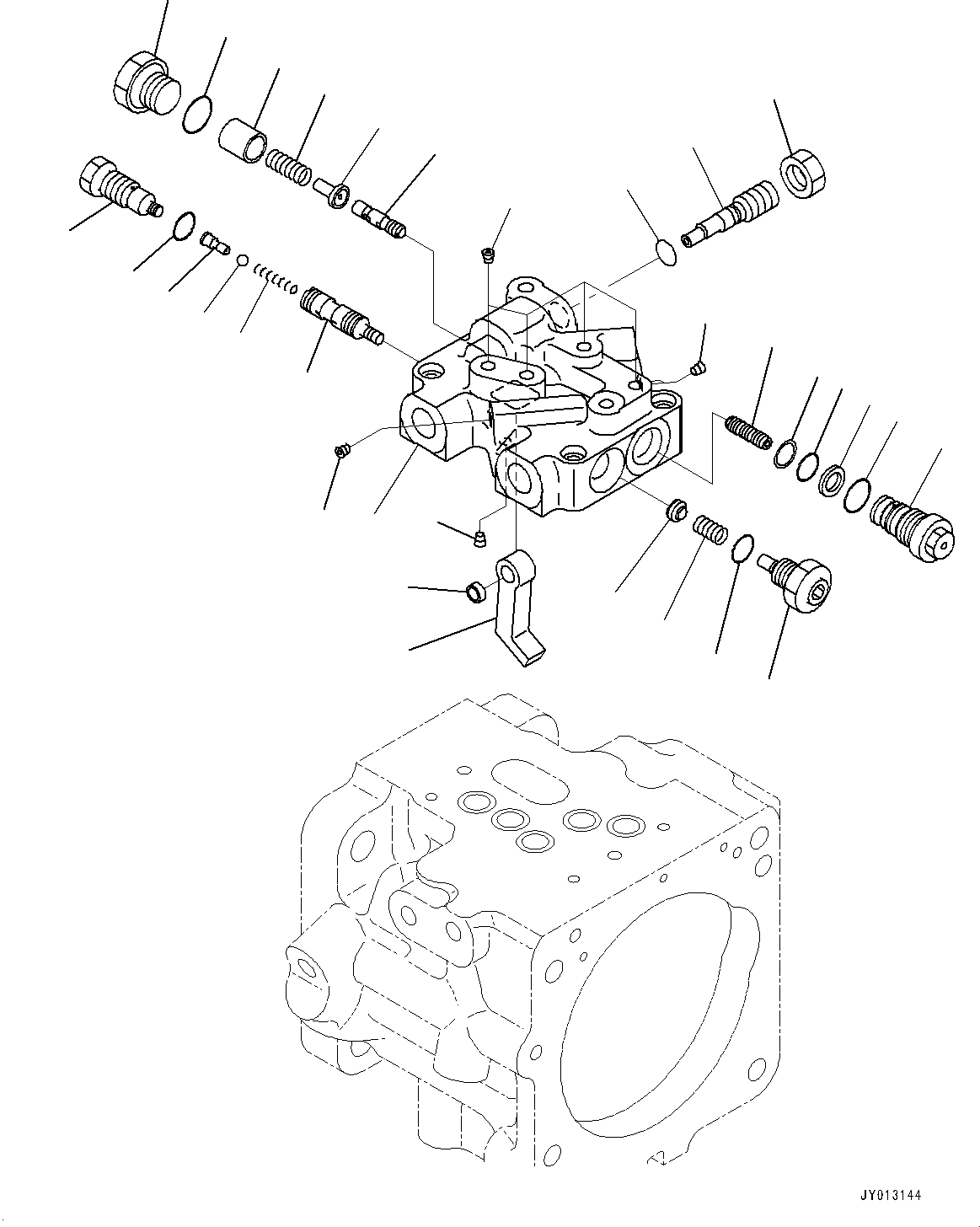 VALVE, ASSEMBLY 708-3S-03810 KOMATSU