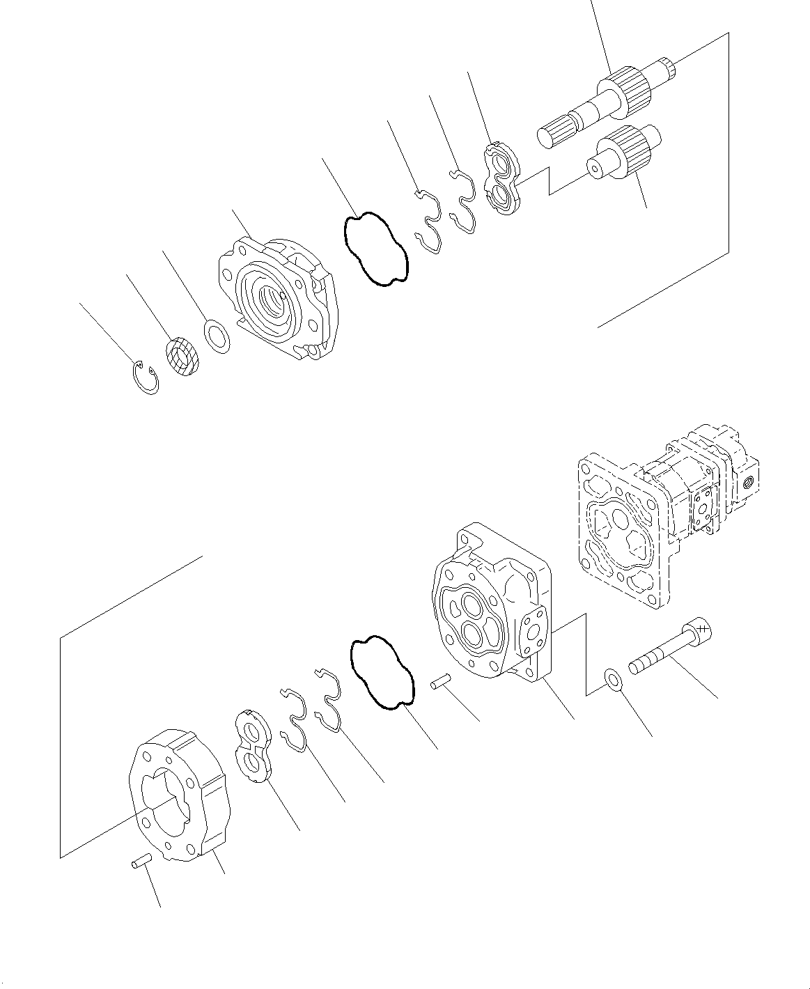 Pump Assembly, SAR (3) 56 705-22-35250 KOMATSU