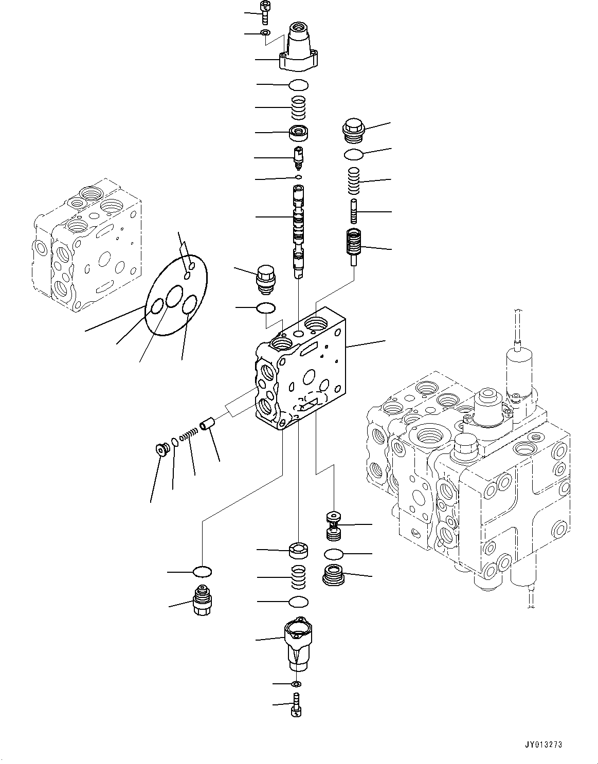 Valve Assembly, Control, With Power Angle Power Tilt Dozer, Inside Frame 723-25-11201 KOMATSU