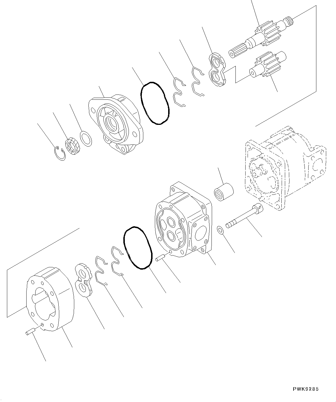 Корпус редуктора (705-17-33012) KOMATSU