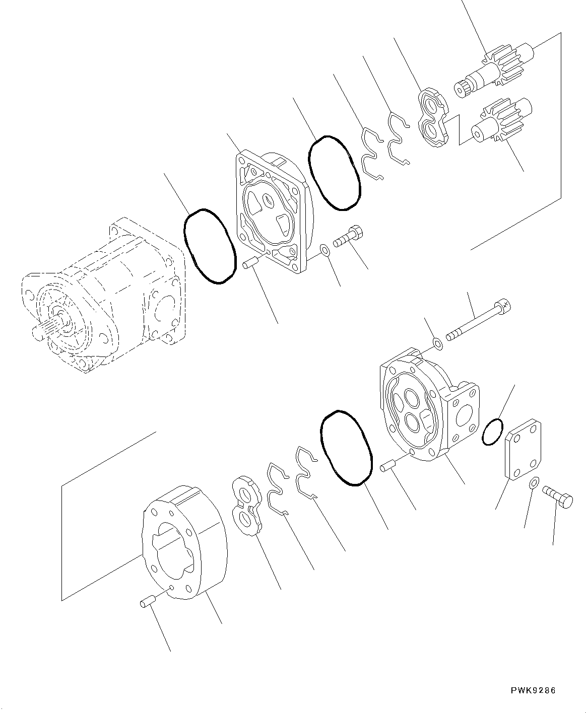 Уплотнительное кольцо круглого сечения (705-17-02420) KOMATSU