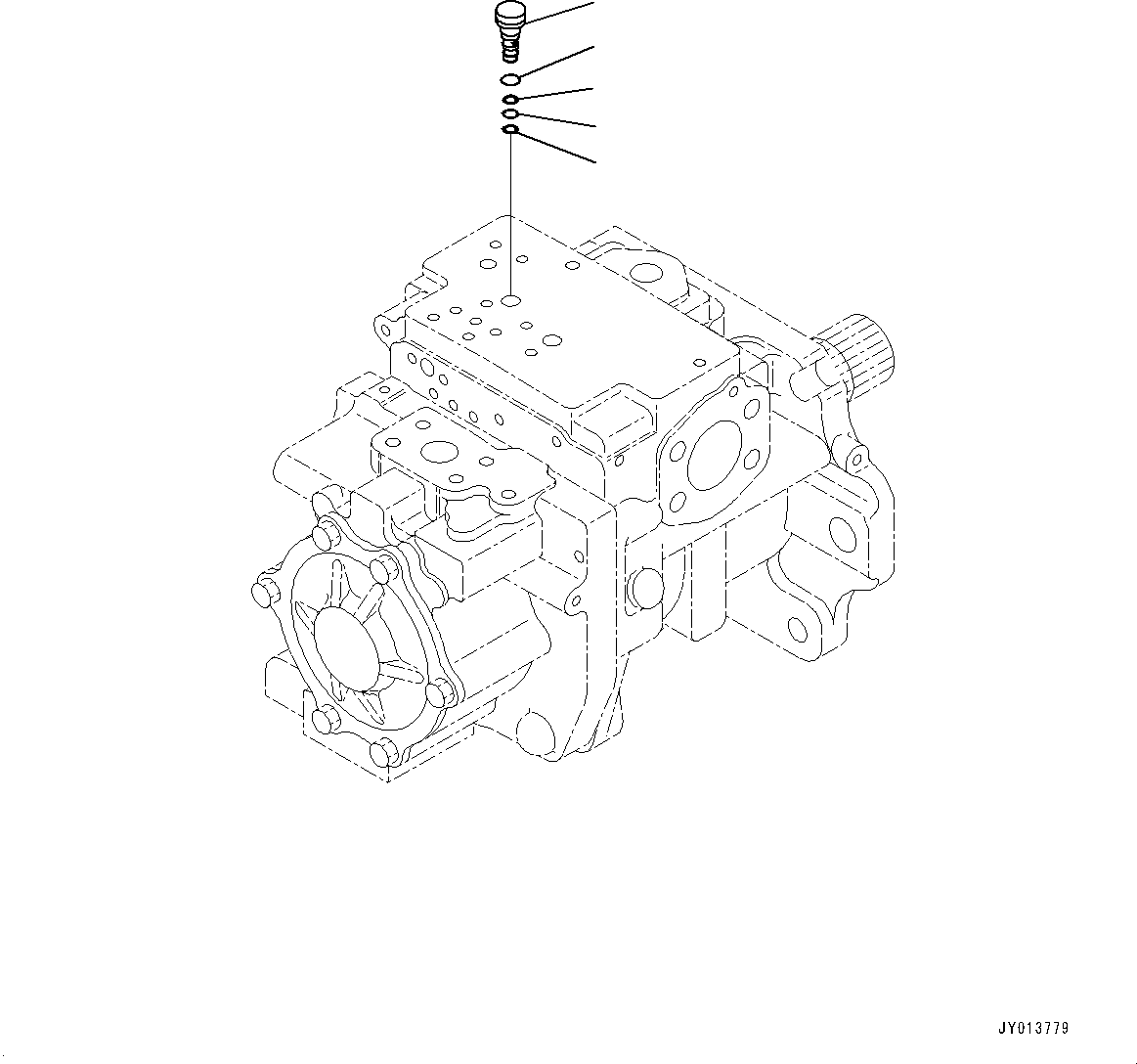 Пробка (708-2G-15650) KOMATSU
