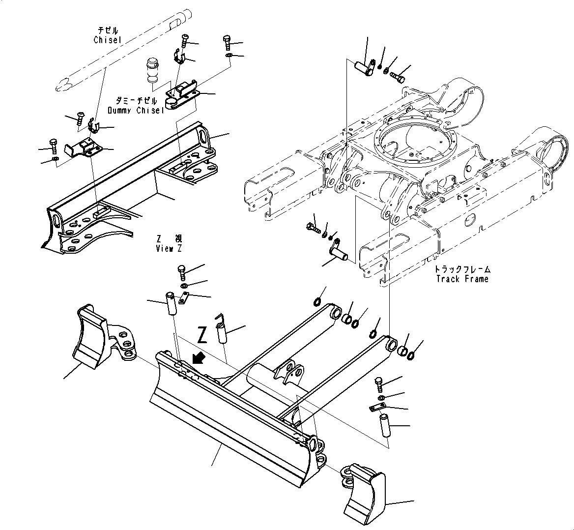 Blade Assembly 22J-970-2650 KOMATSU