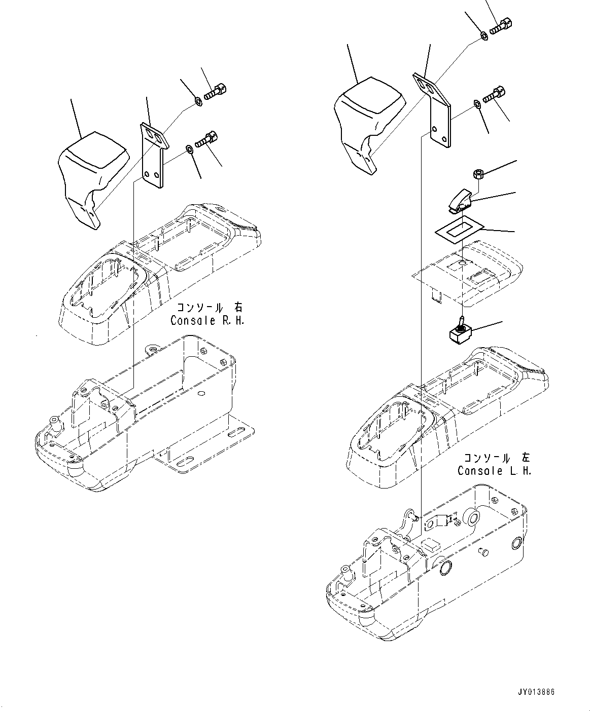 Decal, Quick Hitch 22L-98-31810 KOMATSU