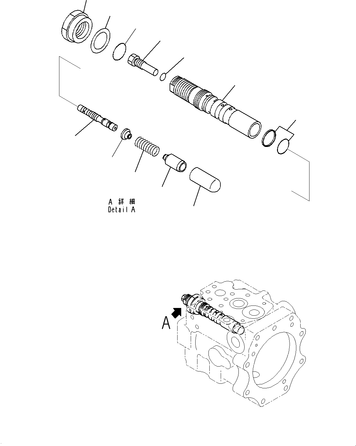 Гайка 708-1W-25311 KOMATSU