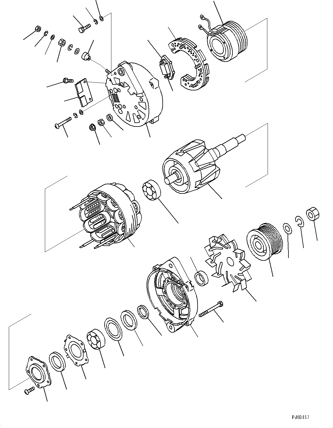 Rectifier Assembly KD7-35730-1150 KOMATSU