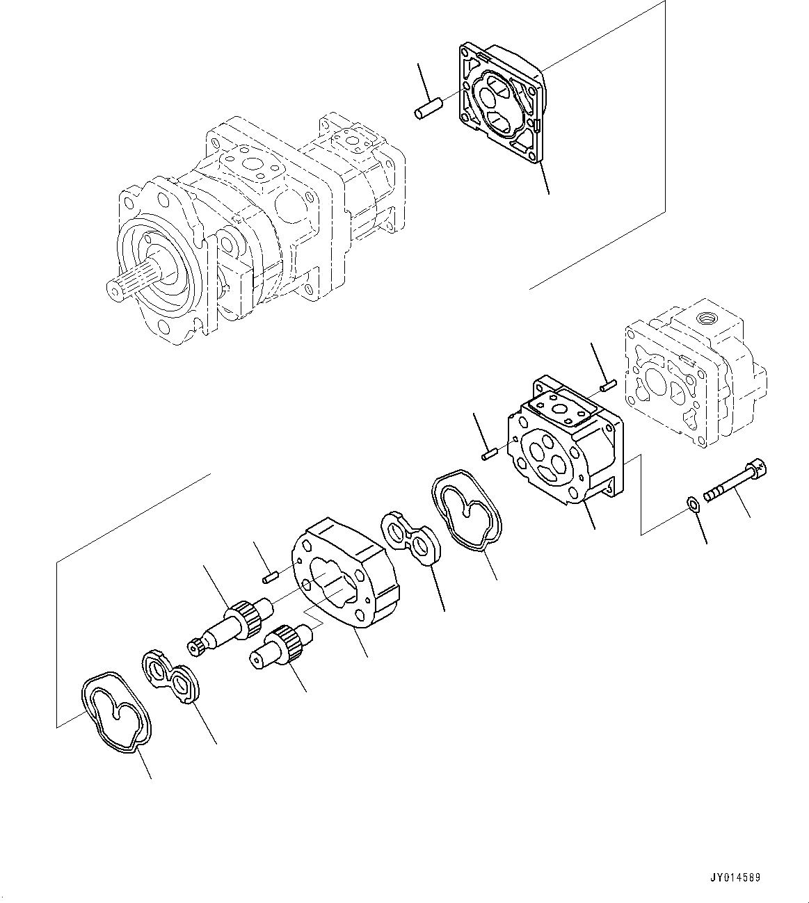 Шестерня ведущая (705-40-26540) KOMATSU