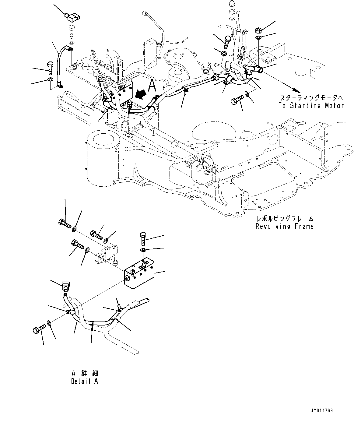 Кабель 22M-06-32111 KOMATSU