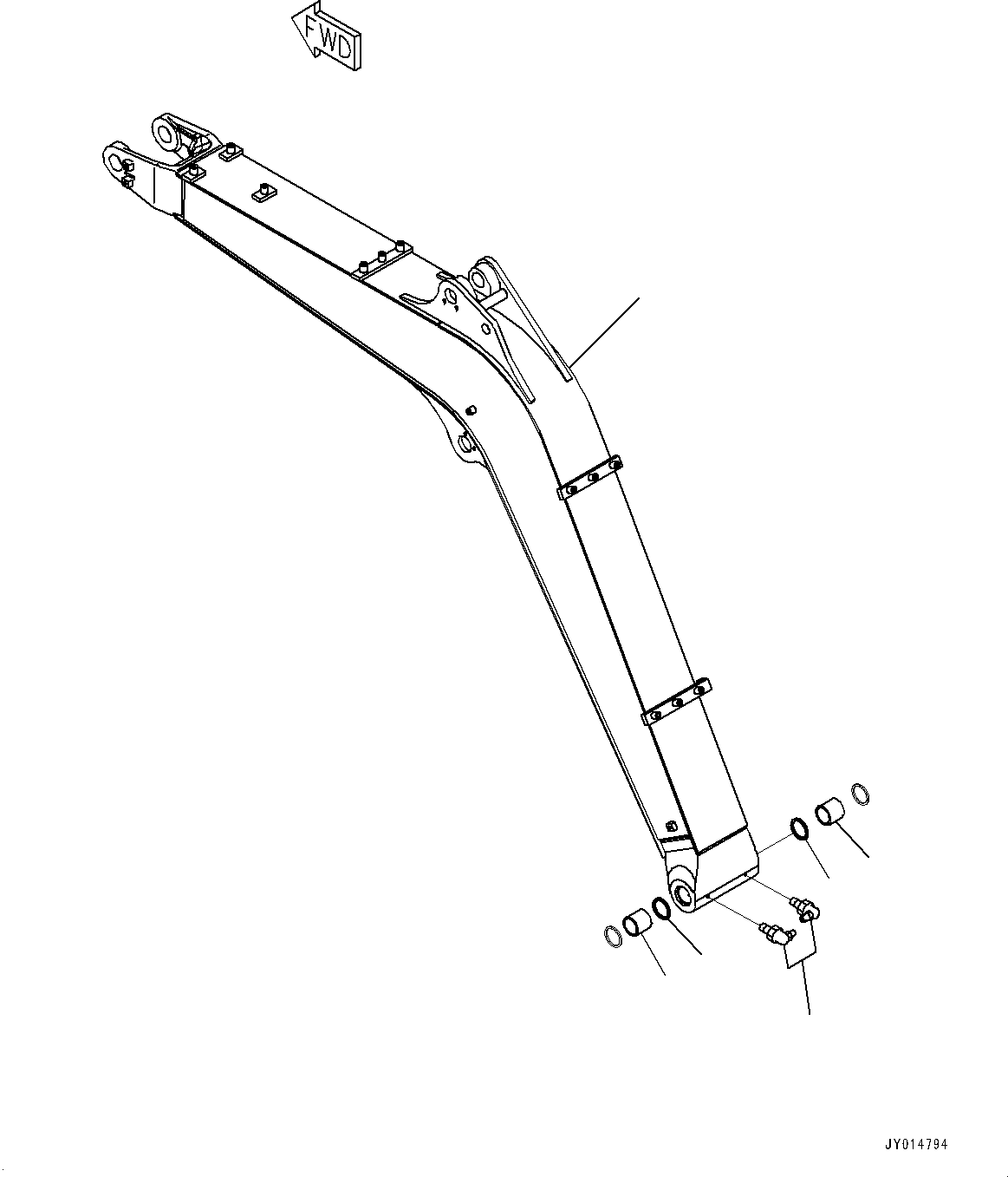 Boom Assembly 22N-70-00850 KOMATSU