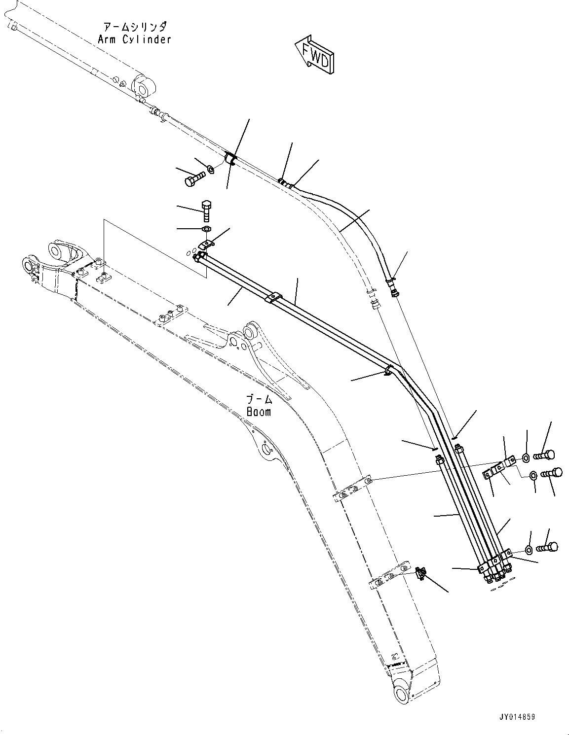 Ниппель 22M-62-24260 KOMATSU