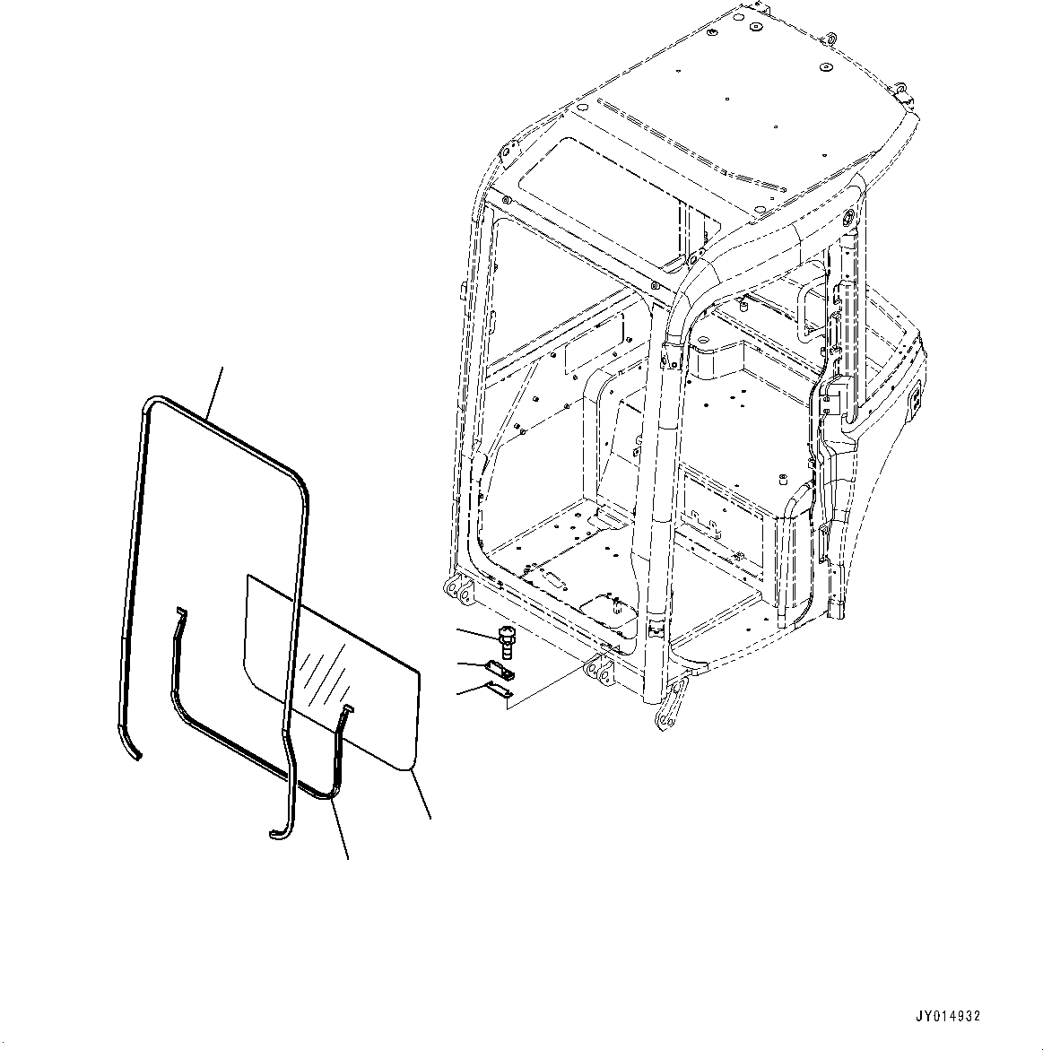 CAB, ASSEMBLY 22N-54-00530 KOMATSU