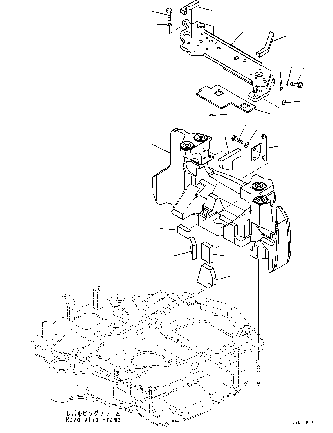 Counterweight 22N-46-31513 KOMATSU