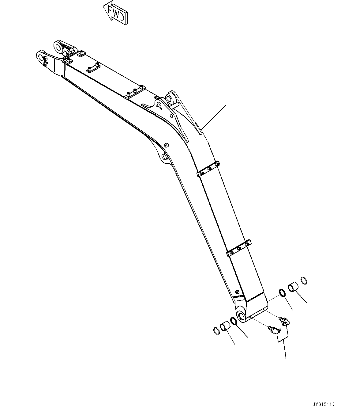 Boom Assembly 22M-70-00850 KOMATSU