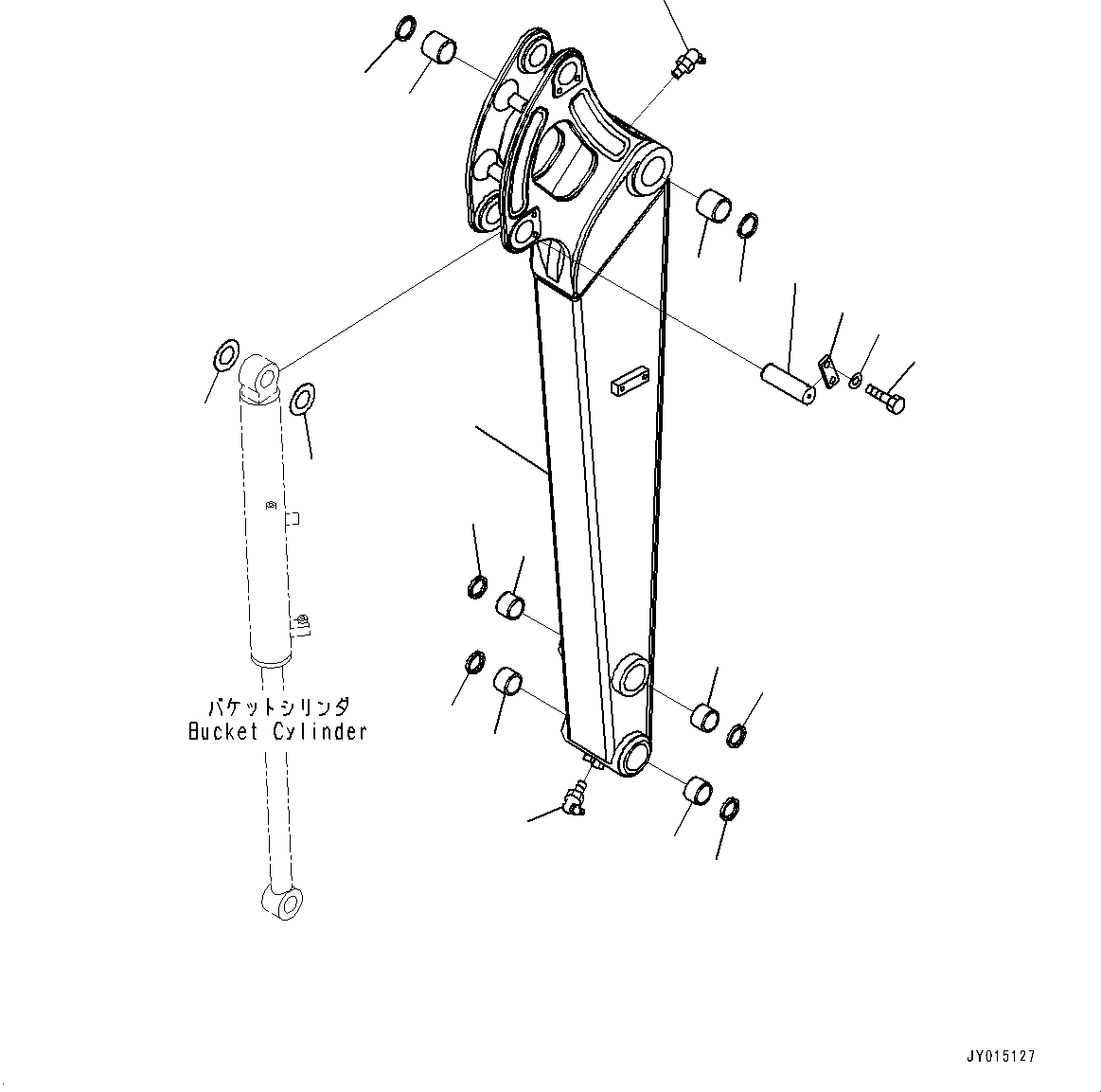 ARM, ASSEMBLY 22M-70-31233 KOMATSU