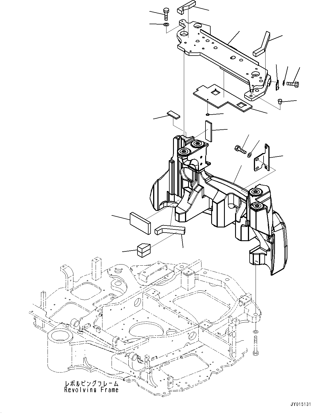 Counterweight 22M-46-31513 KOMATSU