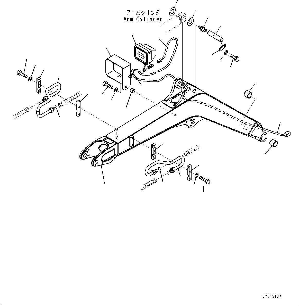 Boom Assembly 22J-70-35600 KOMATSU