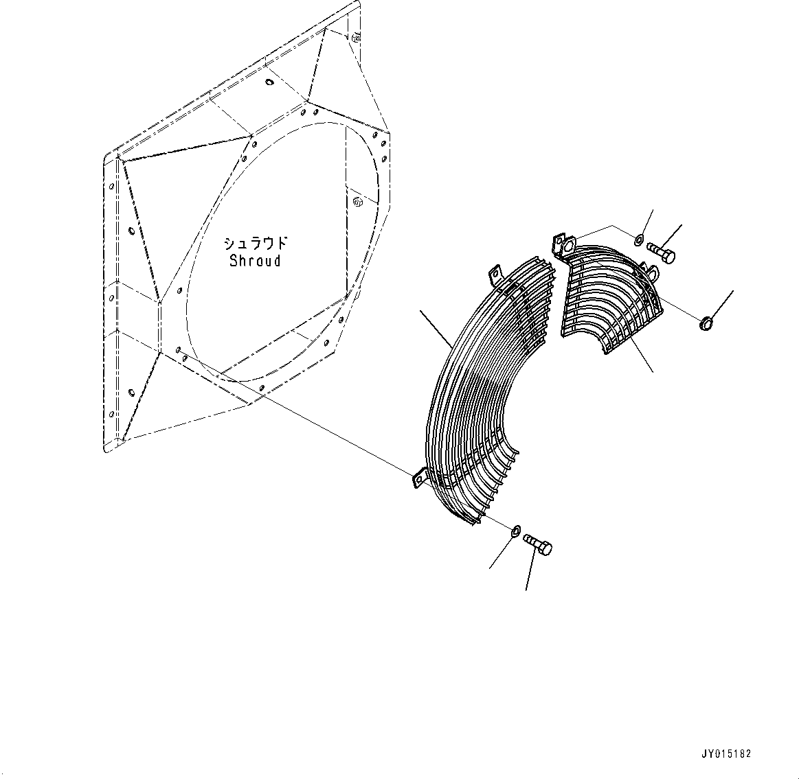 Cover, Fan 22M-03-31710 KOMATSU