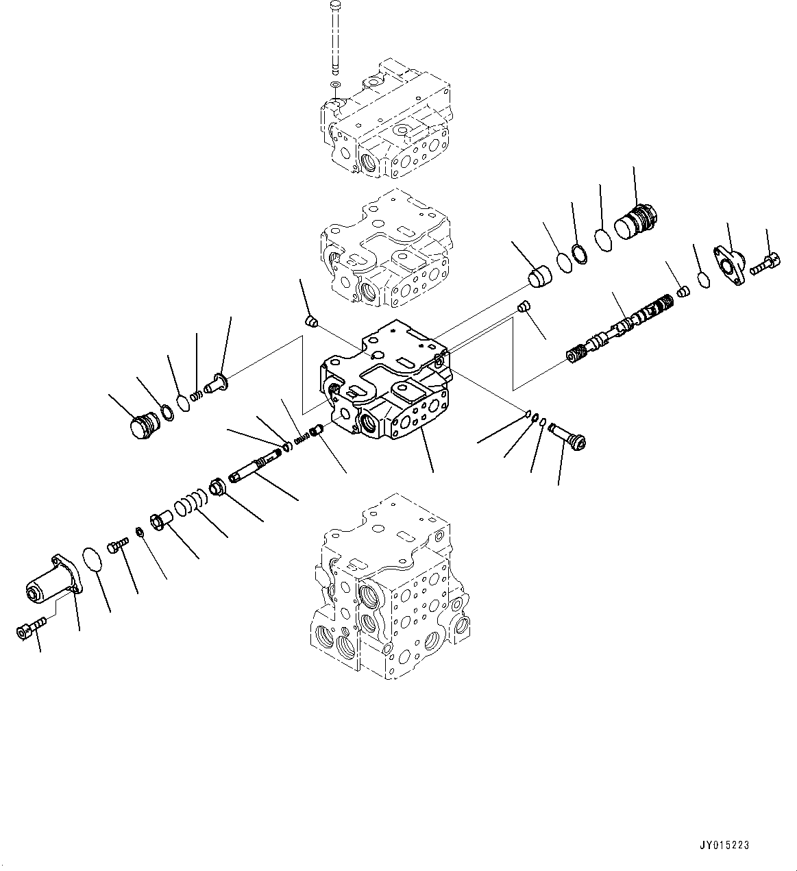 Клапан в сборе 723-61-27200 KOMATSU